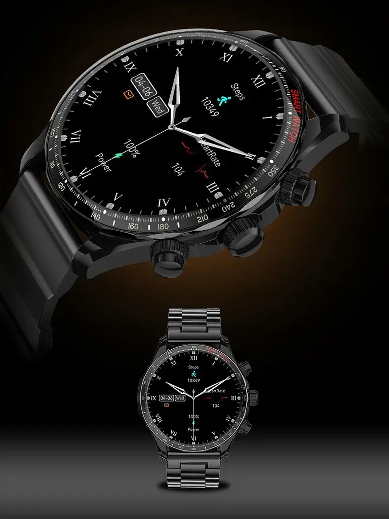 Смарт-годинник Aries Watches KM68 Sport, водонепроникні, елегантні, 2 ремінці - фото 7