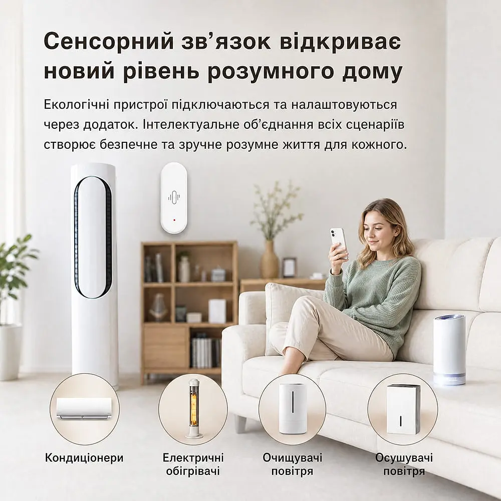 Бездротовий автономний датчик вібрації з WiFi Trinix TRX-VIB04(WiFi) Tuya (27-00074) - фото 5