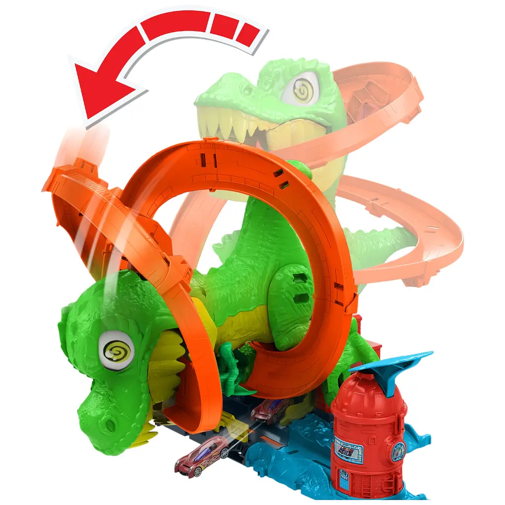 Игровой набор Hot Wheels City Атака огненного Ти-Рекса (JBM73) - фото 6