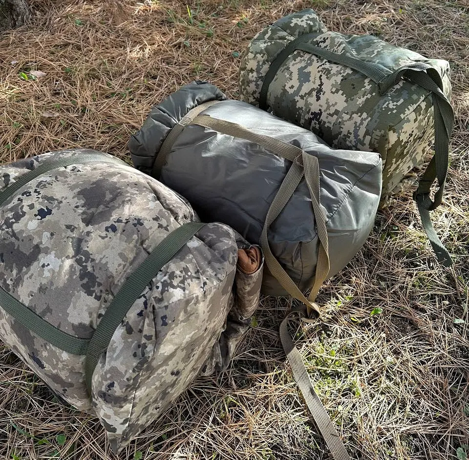 Зимовий спальний мішок Tulumu 180х70+25 см капюшон (до -35С) Хаки - фото 5
