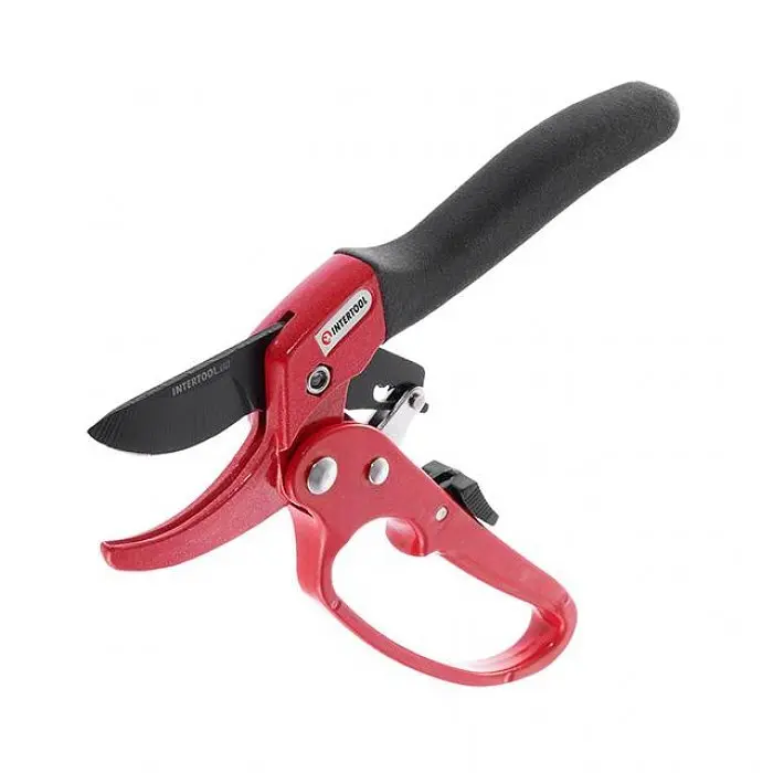 Секатор садовий 200 мм INTERTOOL FT-1005 з храповим механізмом, Ø до 22 мм - фото 3