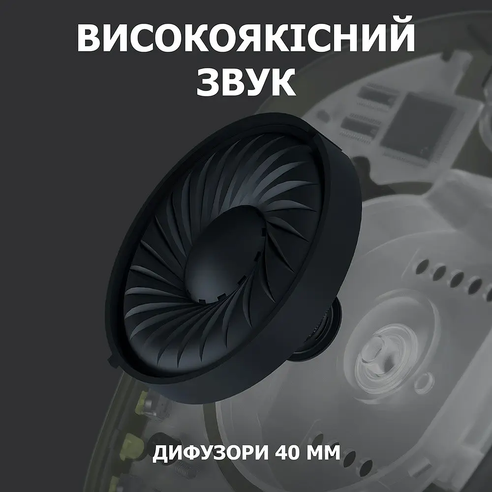 Навушники Logitech G435 LIGHTSPEED Black (981-001050) - фото 3