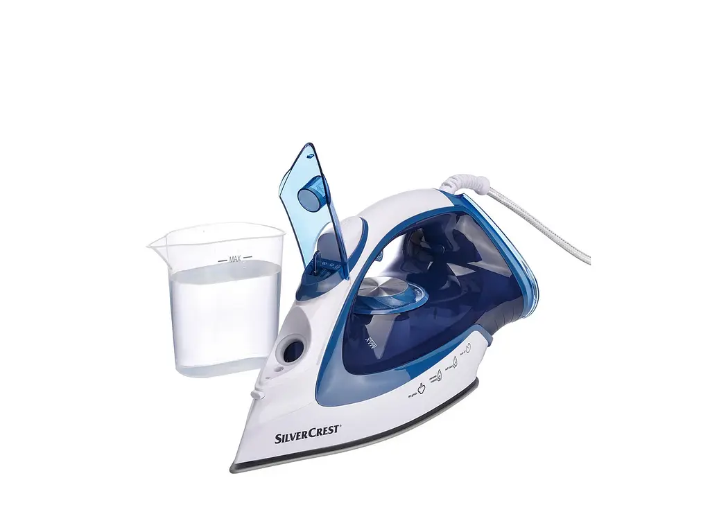Утюг SilverCrest SDBB 2800 A1 с кабелем 1.9 м горизонтальная и вертикальная пара 1 шт. синий (28110-IS) - фото 4