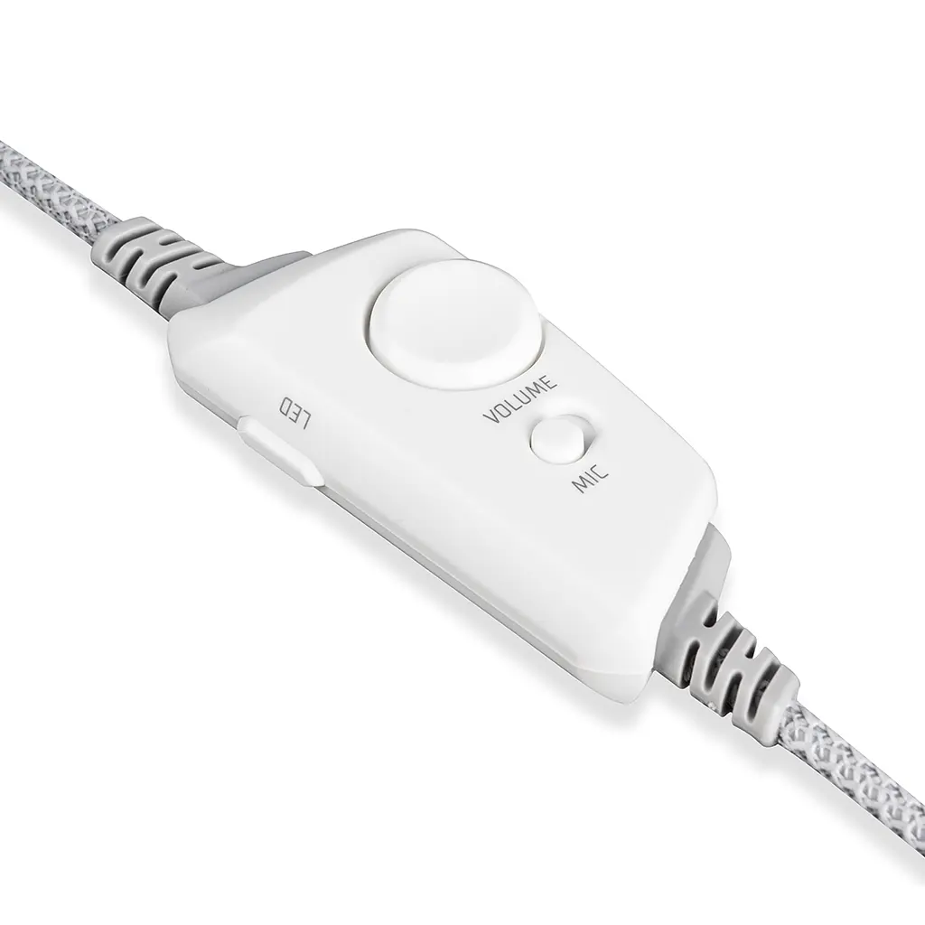 Игровая гарнитура ModeCom Volcano RGB Prometheus 7.1 White USB - фото 7