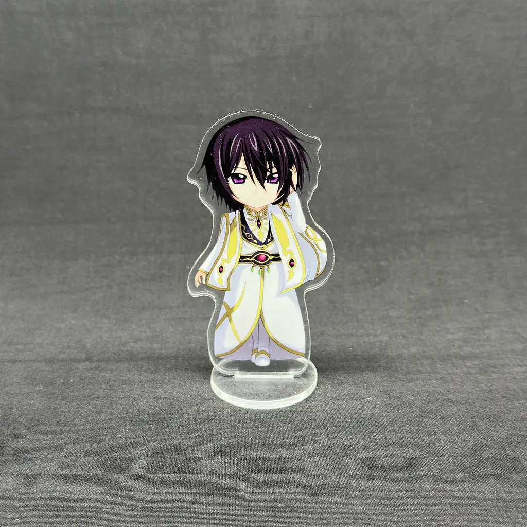 Акрилова колекційна фігурка Чібі Chibi Code Geass - Код Гіас: Повсталий Лелуш (Лелуш Ламперуж) 10 см