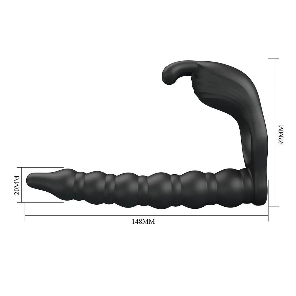 Віброкільце PRETTY LOVE Blackney black, 7 vibration functions Memory function PRETTY LOVE BI-210327 102766 - фото 4