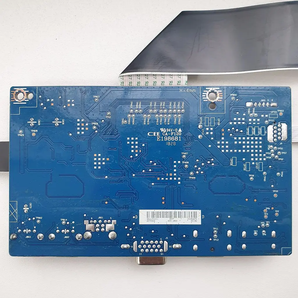 Материнская плата монитора Dell P2219H (5E42J01011) "Б/У" - фото 3