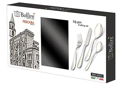 Столовий набір Bollire PESCARA BR 5001, 24 предмети - фото 2