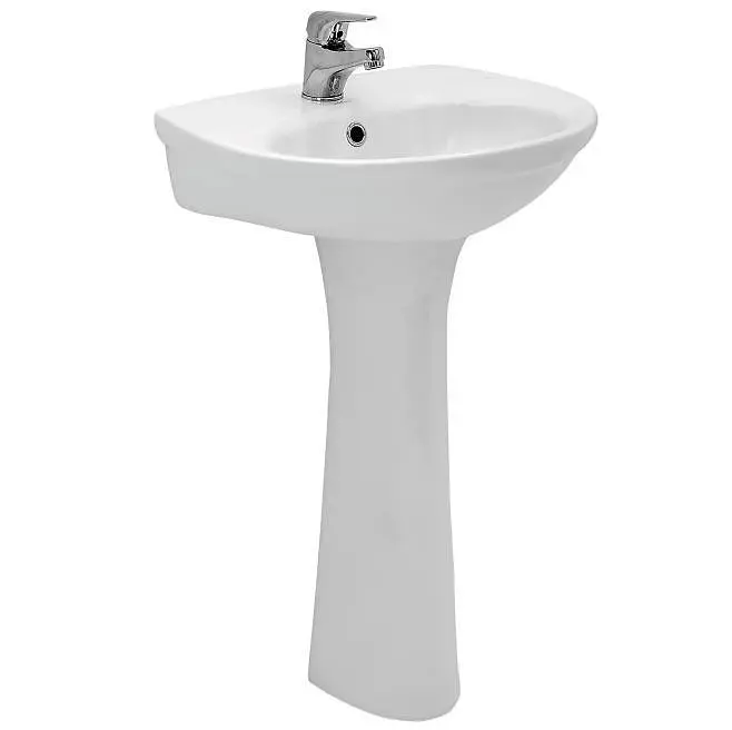 Умивальник меблевий Cersanit Eko 50 см з отвором Білий K07-233 30412 - фото 5
