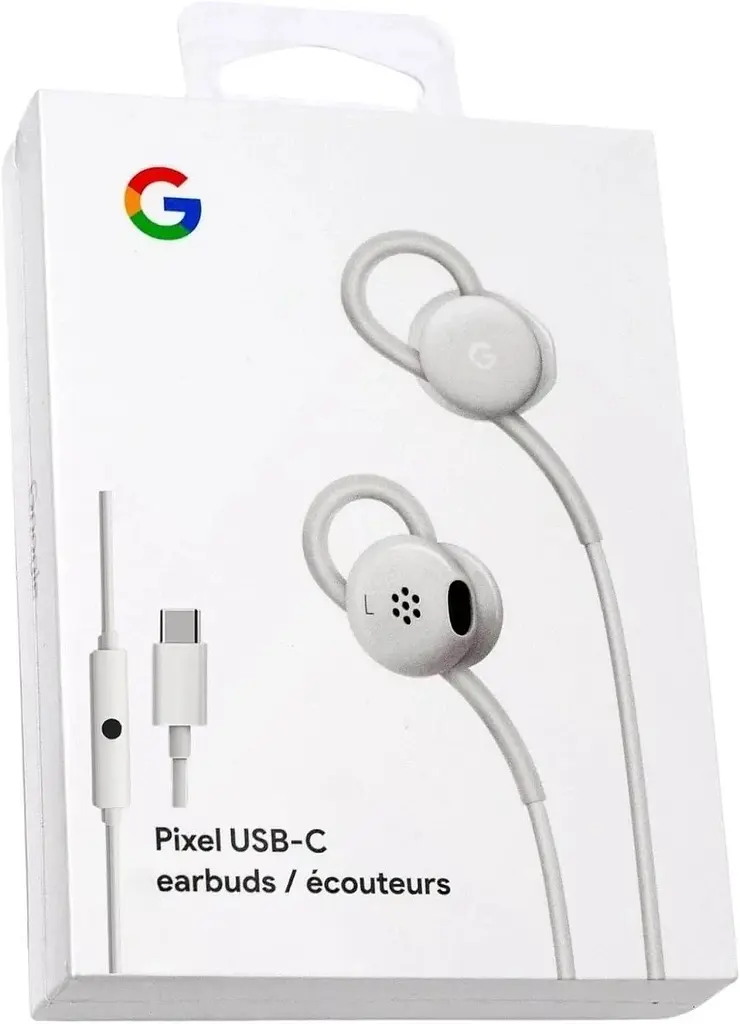 Навушники дротові Google Pixel EarBuds USB-C (GA00485) білі - фото 7