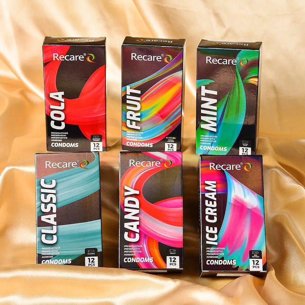 Презервативи Holographic Recare Ultra Thin Mint Condoms 12шт, ультратонкі, аромат: м'ята - фото 7