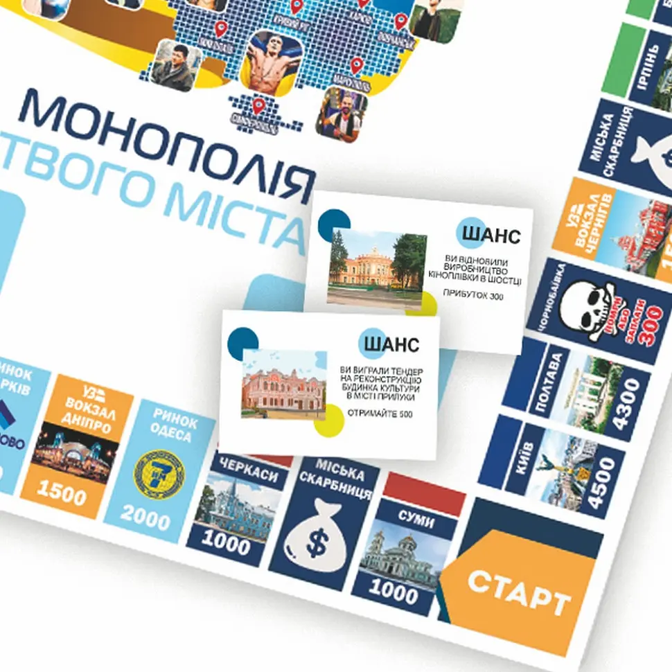 Настільна гра FlixPlay Монополія твого міста стікери філій (PLR-0031) - фото 8