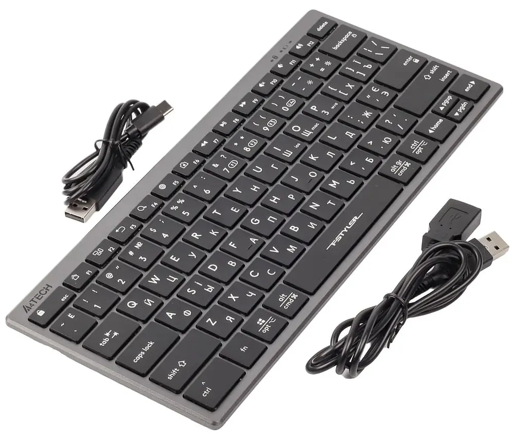 Клавиатура A4Tech Fstyler FBX51C Wireless Grey (FBX51C (Grey)) - фото 6