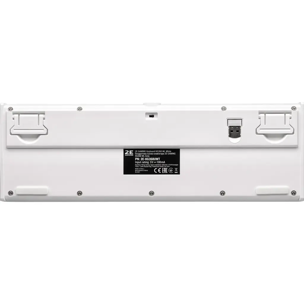 Клавиатура 2E Gaming KG360 RGB Wireless White [2E-KG360UWT] [106086] - фото 6