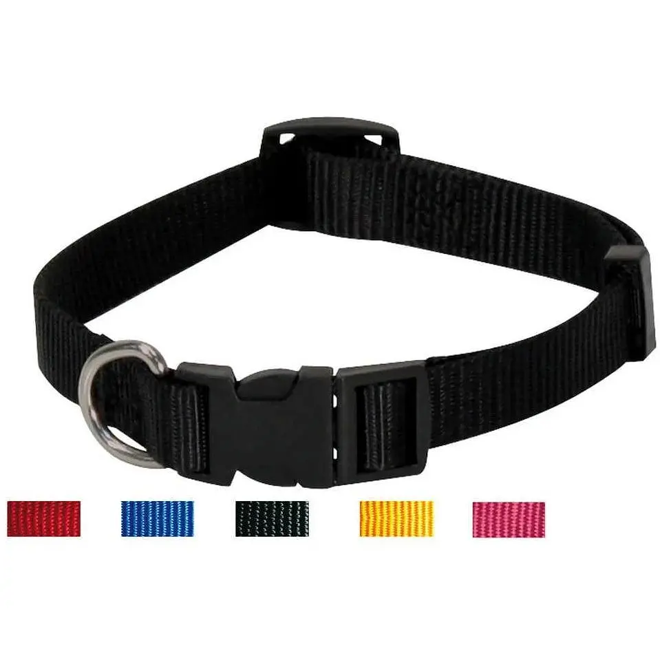 Нашийник для собак Croci нейлоновий регулюється 21-28x1 см червоний - фото 1