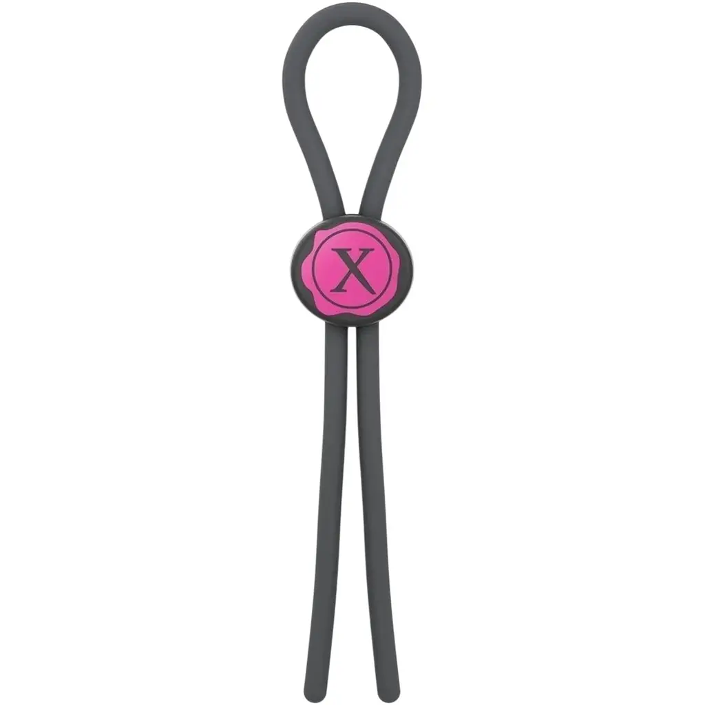 Ерекційне кільце-ласо Dorcel 28.5 см чорний - фото 1