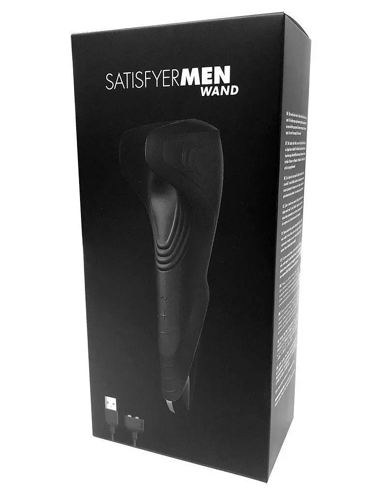Мастурбатор Satisfyer Men Wand, многофункциональный вибратор для вибро-минета, пар и соло-игр - фото 3