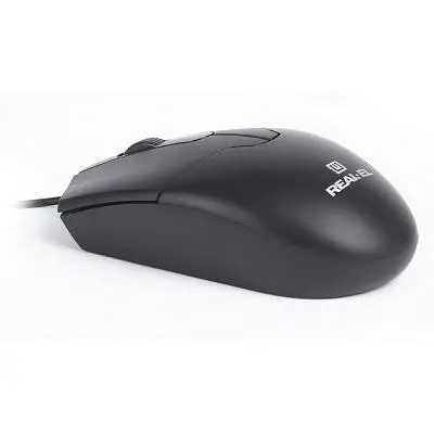 Компьютерная мышка Real-El RM-208 USB Black (EL123200030) - фото 2
