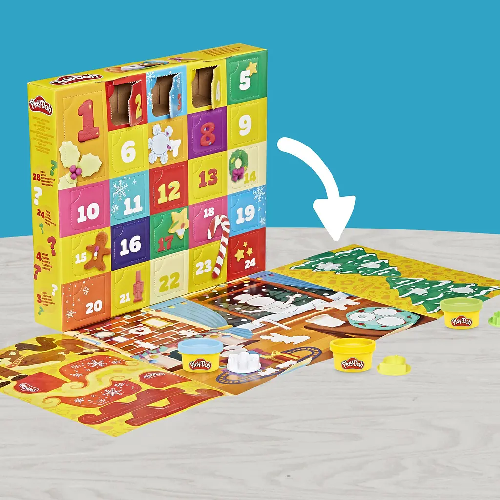 Набор для творчества с массой для лепки Play-Doh Адвент календарь (G0501) - фото 13