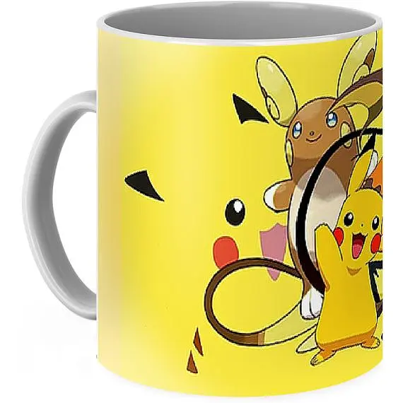 Кухоль GeekLand Покемон Го Pokemon Go Пікачу Еволюція PG.01.30 330 мл білий - фото 2
