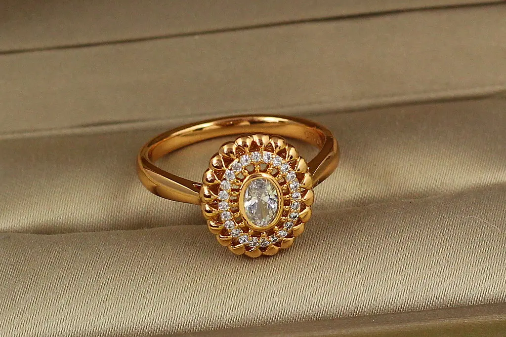 Кільце Xuping Jewelry захист р 20 золотисте