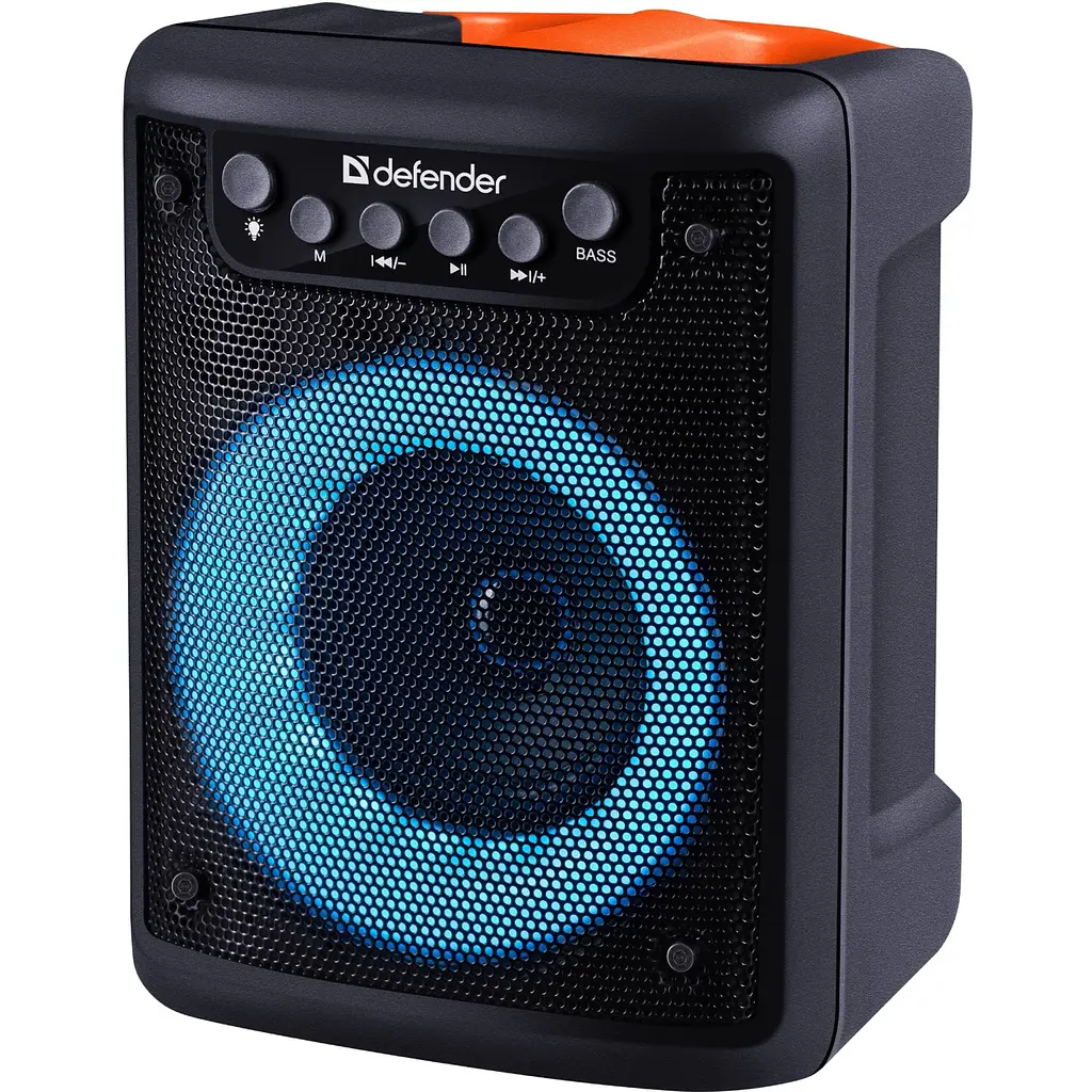 Акустична система 1.0 Defender Funky 10Вт, Light/BT/FM/USB/MIC/AUX - фото 2
