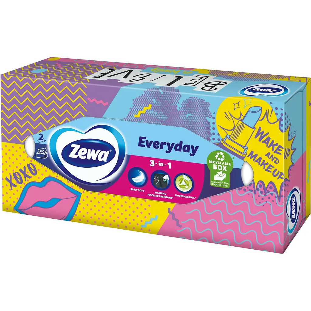 Серветки Zewa Everyday двошарові 100 шт. - фото 3