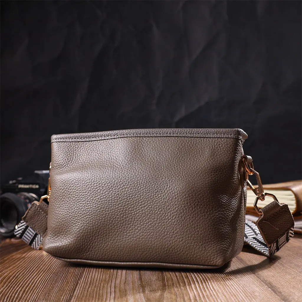 Жіноча шкіряна сумка Vintage 21х14х10 см sum0022698 - фото 6