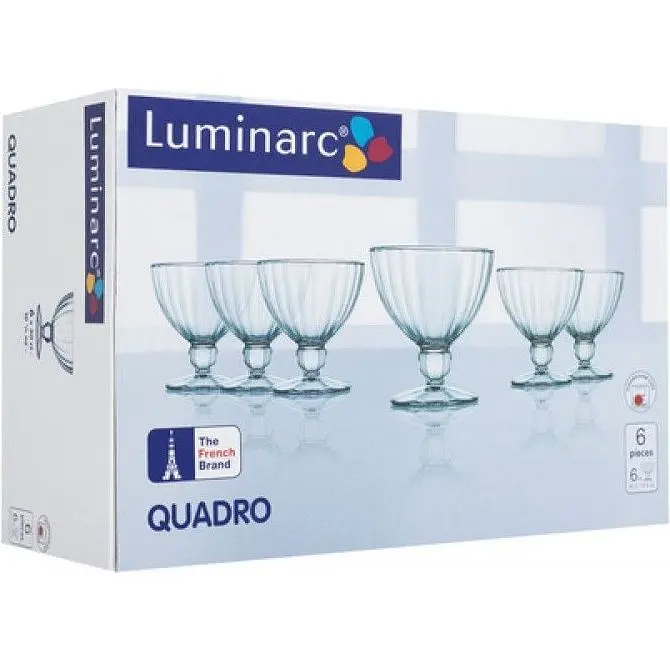 Набір креманок Luminarc Quadro 250 мл 6 шт. (N2322) - фото 3