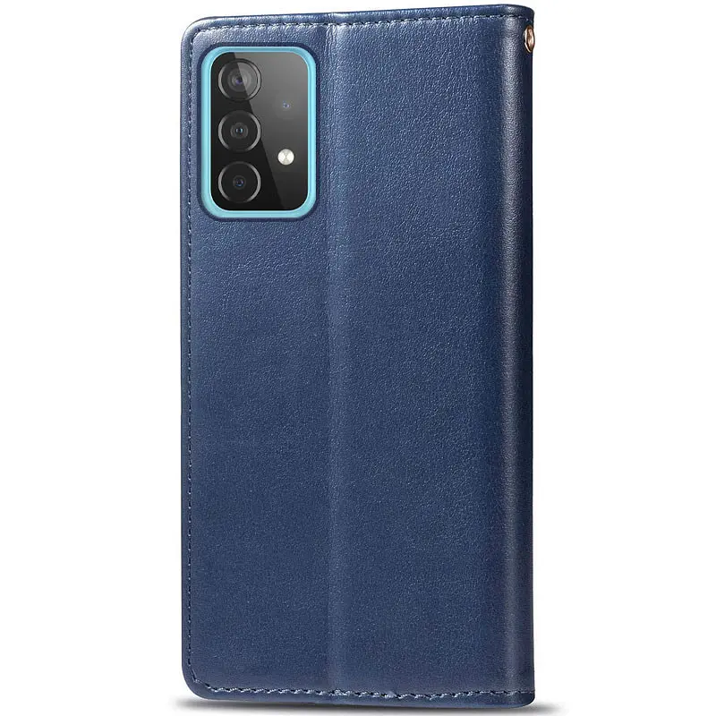 Кожаный чехол-книжка GETMAN Gallant (PU) для Samsung Galaxy A23 4G Синий - фото 2
