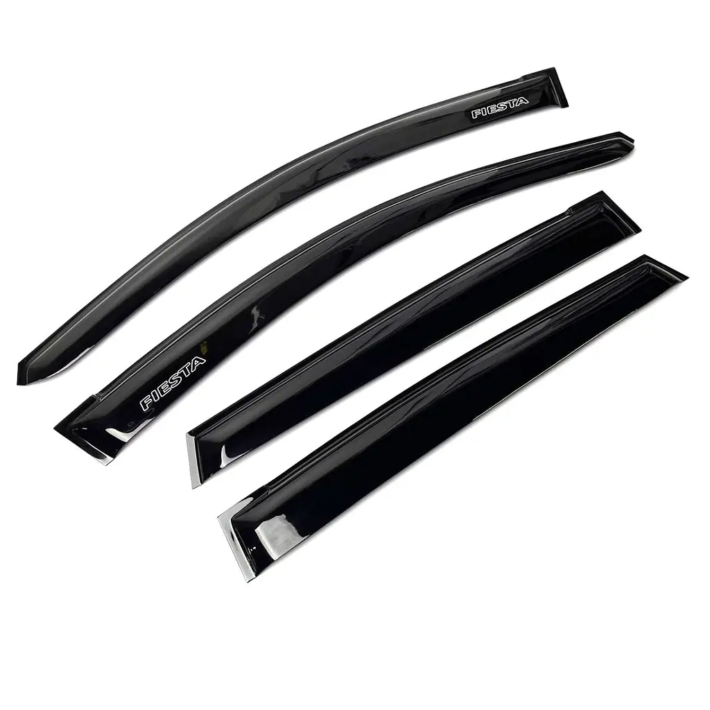 Дефлектори вікон вітровики для Ford Fiesta 2002-2008 5D Voron Glass - фото 4