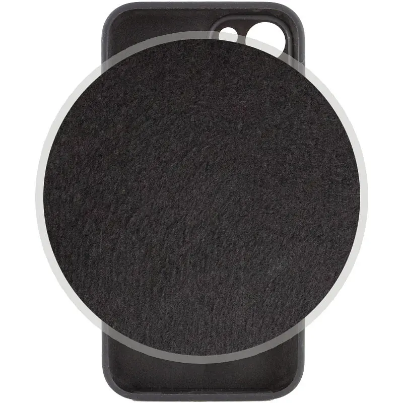Чохол Silicone Case Full Camera Protective AA для Apple iPhone 13 6.1" Чорний / Black - фото 3