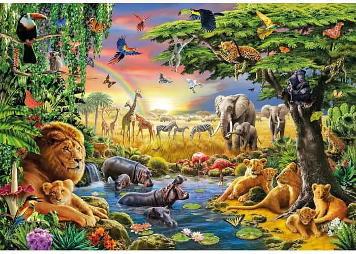 Пазл Clementoni High Quality Collection: Африканські збори (High Quality Collection - The African Gathering Puzzle - 2000 pcs.), 2000 ел. (32081) - фото 2