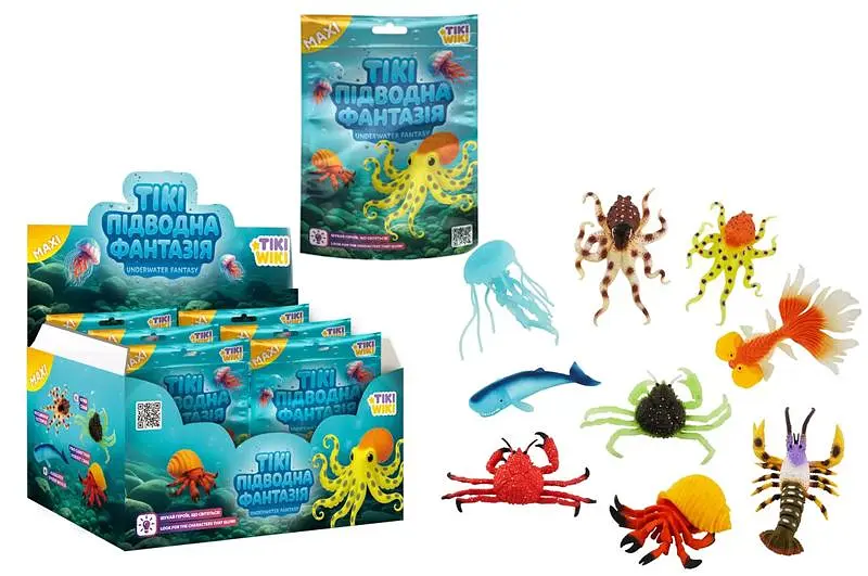 Ігрова фігурка стретч морські жителі Підводна фантазія TIKI WIKI Maxi SQ009