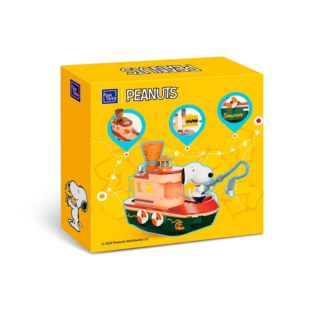 Конструктор Pantasy Snoopy - Пароход (86907) - фото 6
