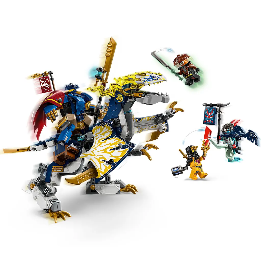 Конструктор LEGO Ninjago Розбійник: Робот-вершник на драконі 584 деталі (71843) - фото 6