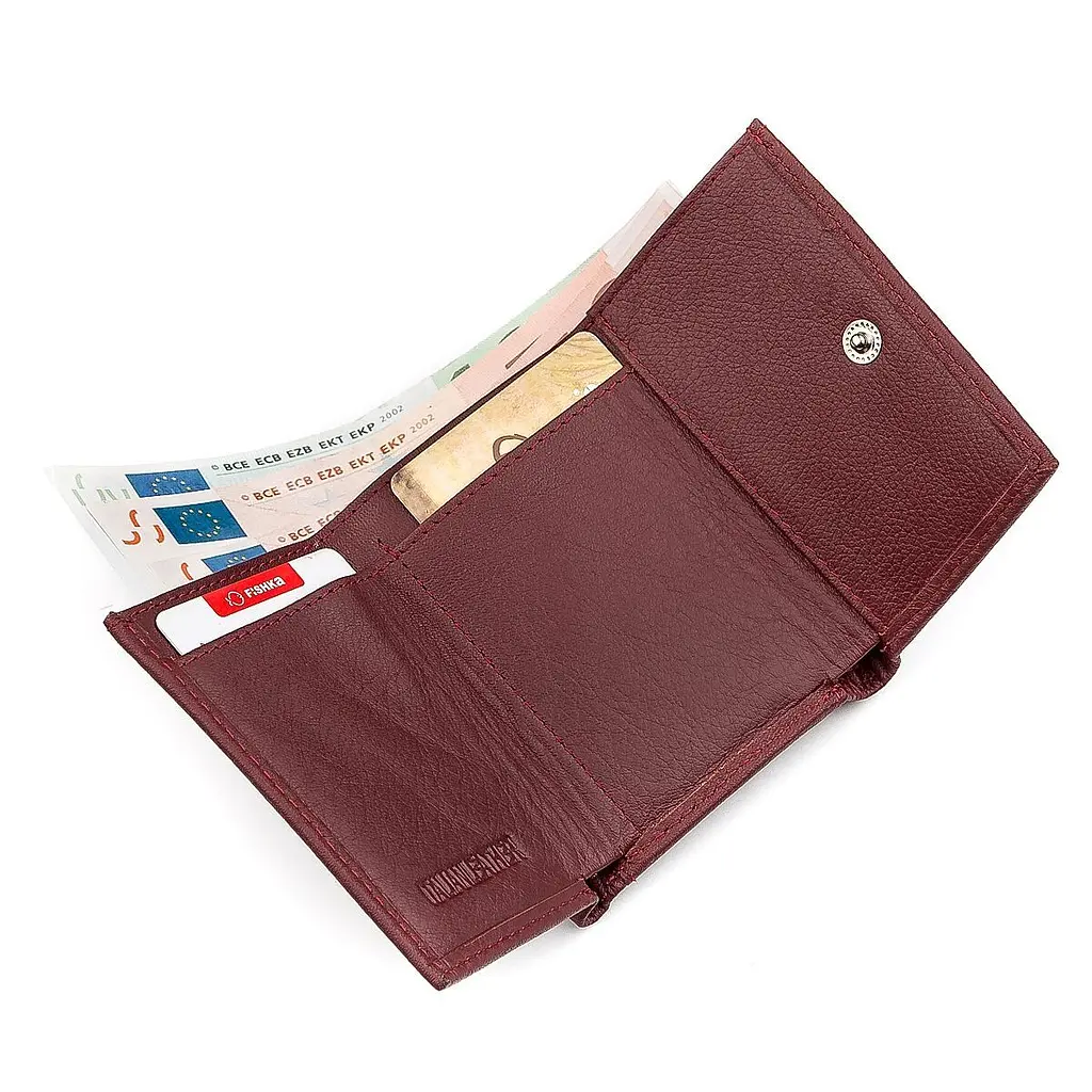 Гаманець ST Leather 18324 (ST440) натуральна бордова шкіра - фото 5