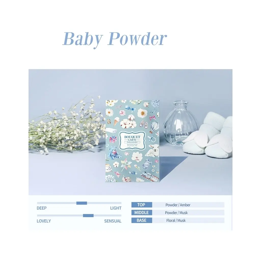 Ароматичне саше Bouquet Garni Baby Powder 1 шт (8809851341728) - фото 2