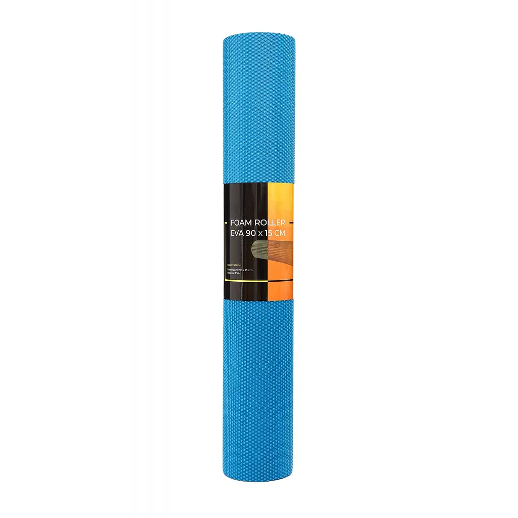 Масажний ролик Cornix EVA+ 90 x 15 см (валик, ролер) XR-0316 Blue - фото 2