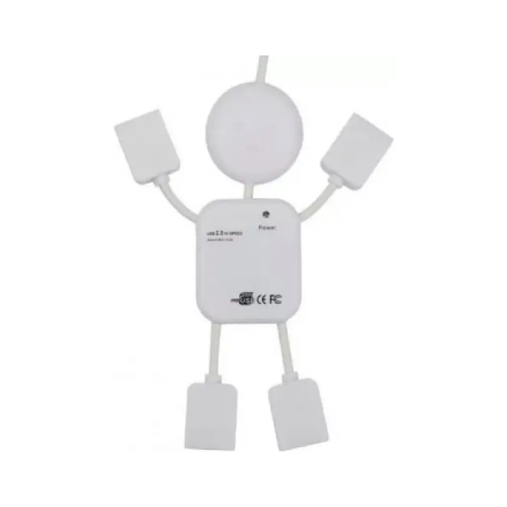 Концентратор Voltronic USB 2.0 to 4xUSB man OEM (YT-HM4-W) - фото 2