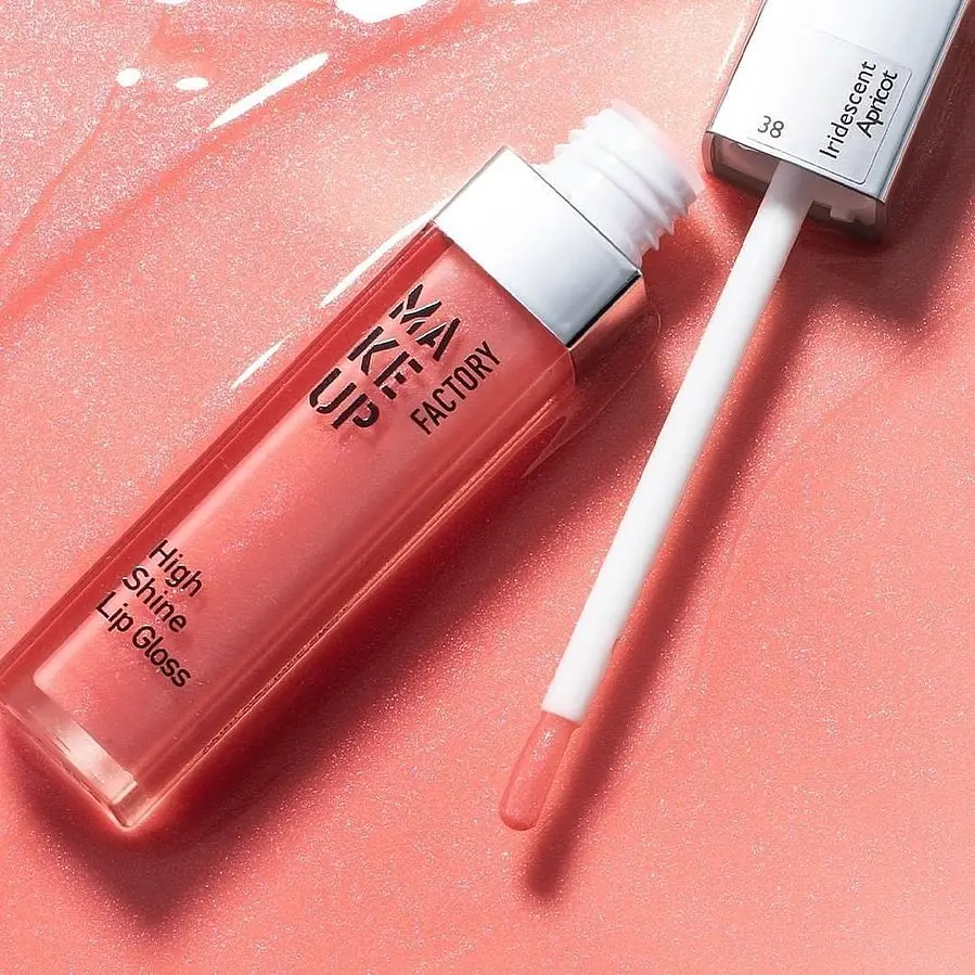 Блеск для губ Make up Factory High Shine Lip Gloss тон 38 (Iredescent Apricot) 6.5 мл (424998) - фото 2
