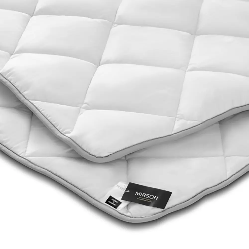 Ковдра бамбукова MirSon Royal Pearl Bamboo №0404 літня 110х140 см біла - фото 4
