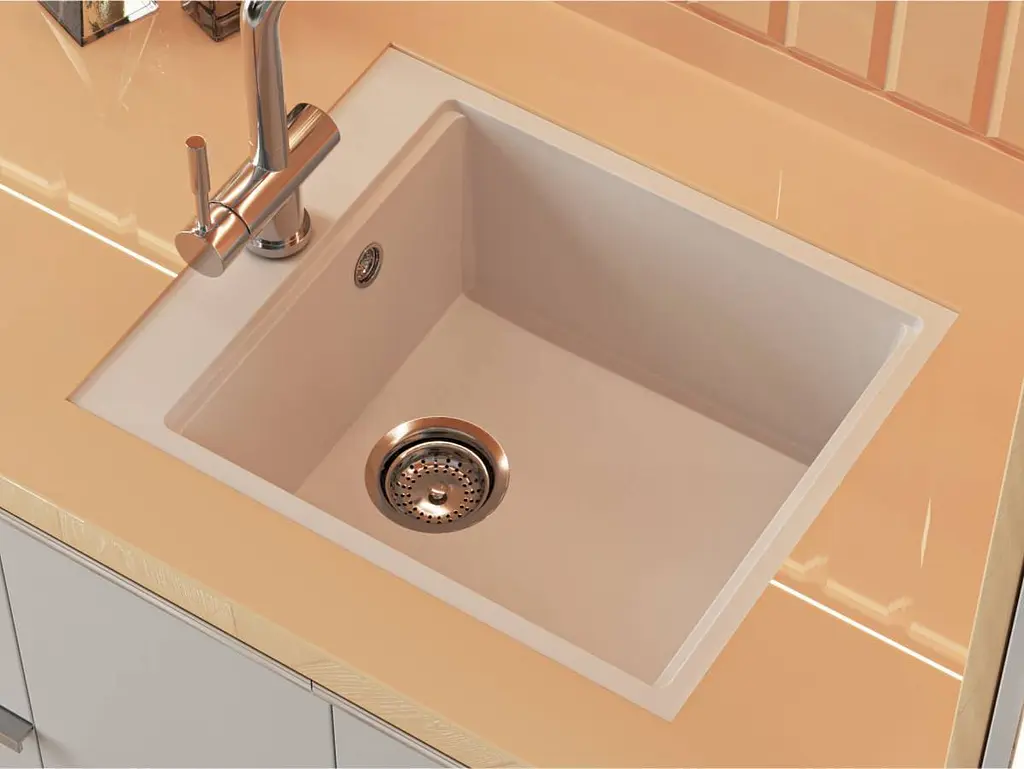 Кухонна мийка Miraggio LAGOON 420 jasmine (0002219) Граніт, Під стільницю/Врізна, Жасмин - фото 3