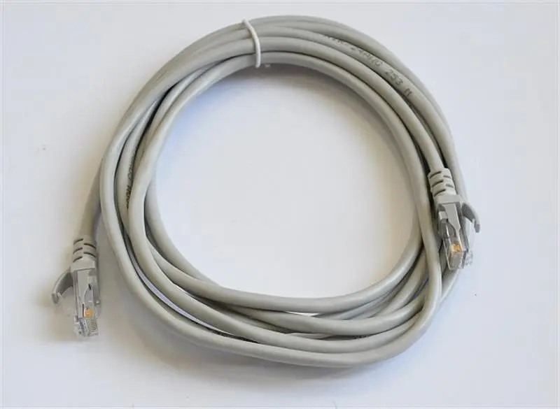 Патч-корд літій, UTP, RJ45, Cat.5e, 3m, сірий