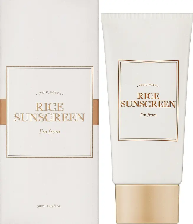 Мінеральний сонцезахисний крем I'm From Rice Sunscreen SPF 50+ PA++++ 50 мл - фото 2