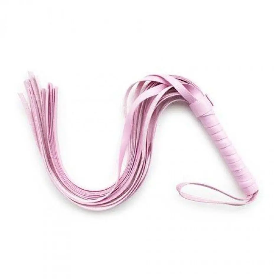 Флогер Toyz4lovers Frusta a frange Squash Whip, 45 см (рожевий) - фото 2