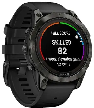 Смарт-годинник Garmin Fenix 7 Sapphire Solar Black DLC Titanium with Black Band (010-02540-34/35) - фото 3