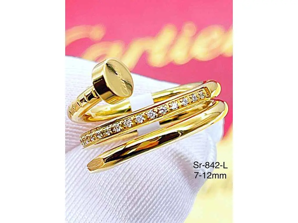 Каблучка Stainlees Steel 842-L р.16 - фото 4