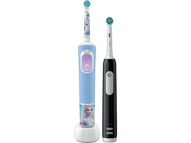 Набір електричних зубних щіток Braun Oral-B D103 Frozen (3+) + Pro 1 D305 (Family Edition)