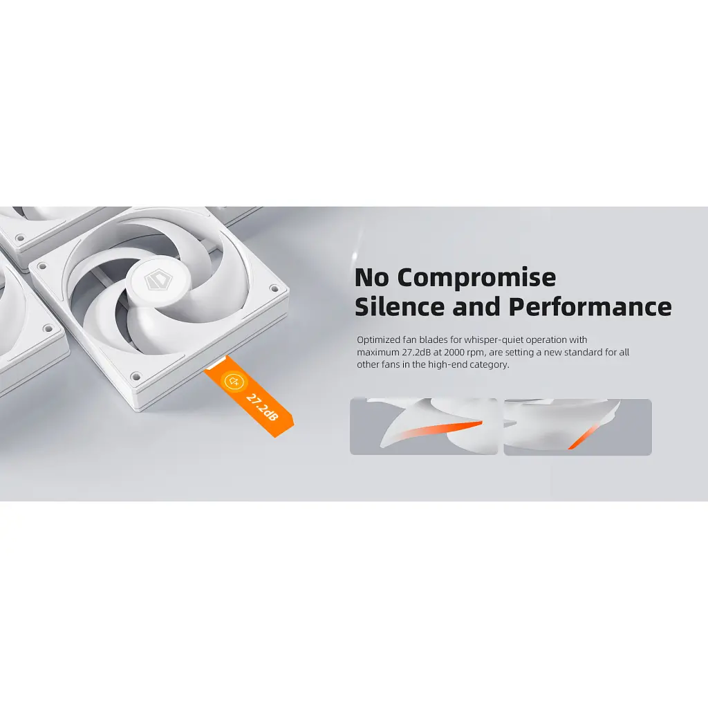 Кулер до корпусу ID-Cooling Вентилятор ID-Cooling AS-120-W (AS-120-W) - фото 8